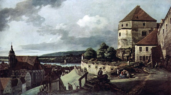 View from Pirna by Bernardo Bellotto